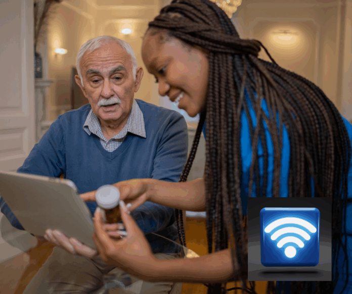 Wi-fi gestito comunità anziani) Wi-fi gestito comunità anziani