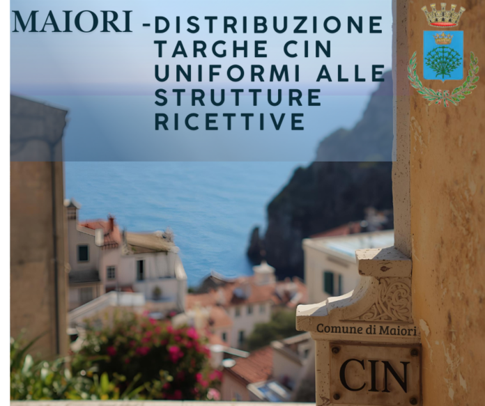Maiori e obbligo CIN: Al via la distribuzione delle targhe uniformi per le strutture extra-alberghiere - Direzione Hotel Maiori e obbligo CIN: Al via la distribuzione delle targhe uniformi per le strutture extra-alberghiere - Direzione Hotel