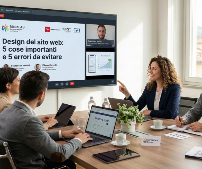 Design del sito web: 5 cose importanti e 5 errori da evitare - 18 Marzo - Online - Direzione Hotel