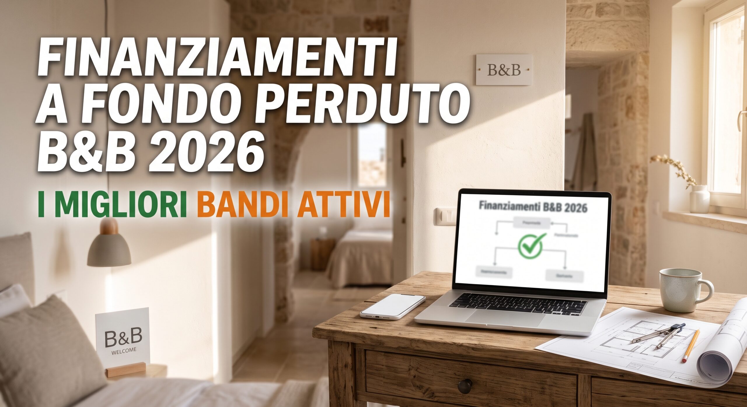 Finanziamenti fondo perduto B&B 2026: Guida pratica e bandi attivi - Direzione Hotel