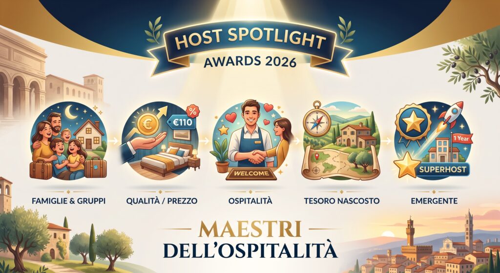 Host Spotlight Awards 2026: Come candidarsi e vincere il premio per Host - Direzione Hotel
