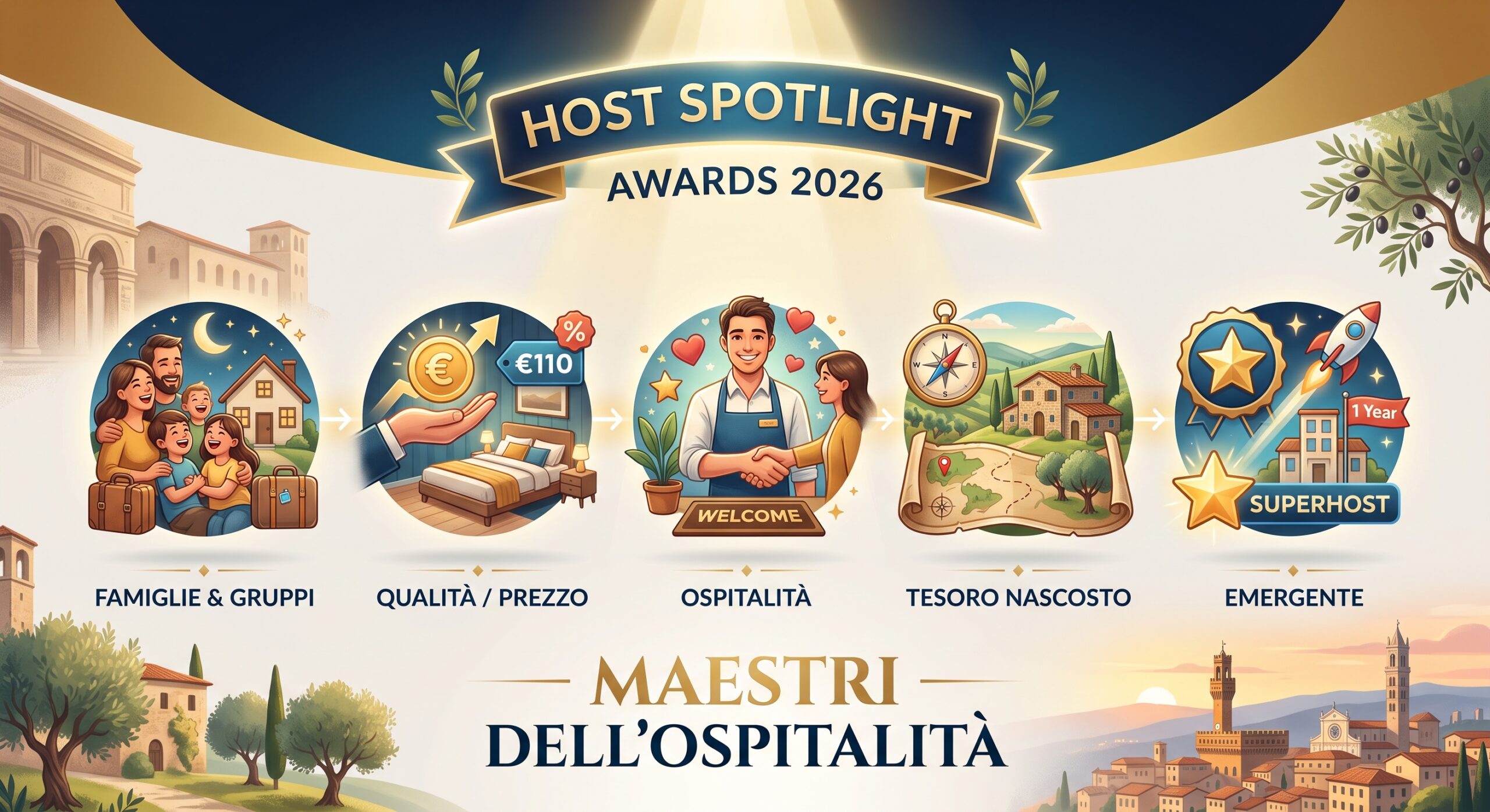 Host Spotlight Awards 2026: Come candidarsi e vincere il premio per Host - Direzione Hotel