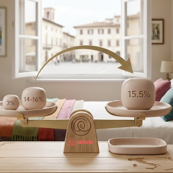 Nuove commissioni Airbnb dal 13 Ottobre 2026: Cosa Cambia per Host e strutture ricettive - Direzione Hotel Nuove commissioni Airbnb dal 13 Ottobre 2026: Cosa Cambia per Host e strutture ricettive - Direzione Hotel