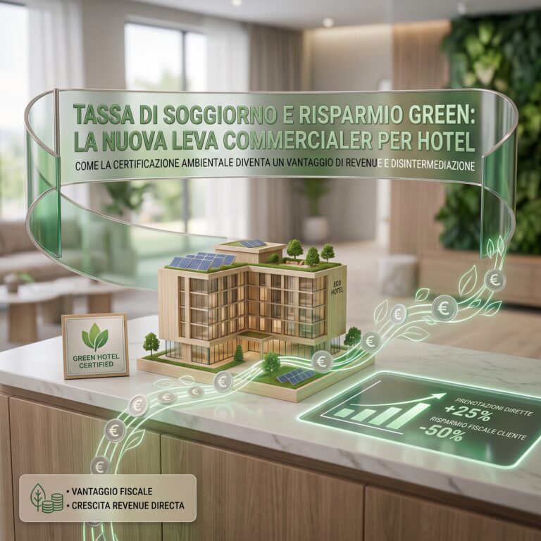 Tassa di soggiorno e certificazione ecologica: la nuova leva per aumentare le prenotazioni dirette in hotel - Direzione Hotel