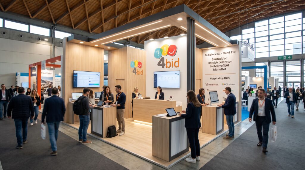 4BID al TTG 2026: il controllo dell'hotel diventa vocale e la suite parte da un modello gratuito - Direzione Hotel